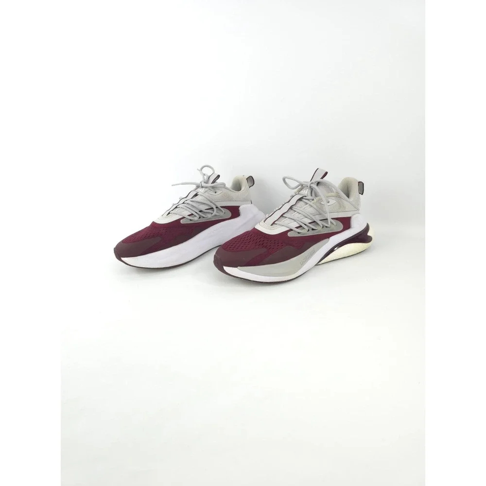 adidas AlphaBoost V2 NCAA Pack Texas A&M Maroon/Grey/White Low Top Sneaker US 10